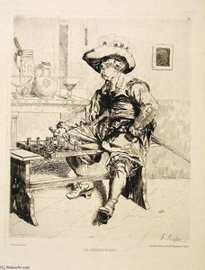 Chess Player — Ferdinand Victor Léon Roybet