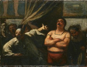 The Strong Man — Honoré Daumier