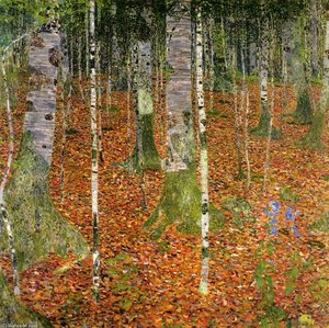 Farmhouse With Birch Trees — Gustav Klimt
