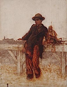 Petit Savoyard Montreur De Marmotte Appele Actuellement Petit Savoyard Et Son Singe — Ernest Hébert
