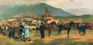 Horse Fair — Josep Cusachs I