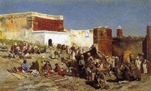 Moroccan Market, Rabat — Edwin Lord Weeks