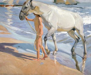 The Horse’s Bath — Joaquín Sorolla Y Bastida