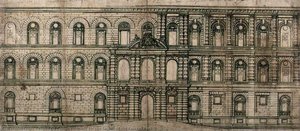 Study For The Façade Of The Palazzo Pitti — Pietro Da Cortona