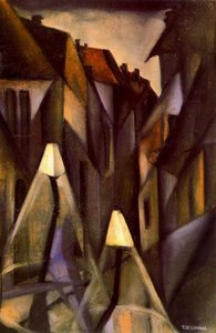 A Street At Night — Tamara De Lempicka