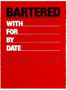 Bartered — Billy Apple