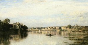 The Seine At L'ile Saint-denis — Stanislas Lépine
