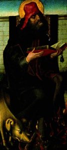 Saint Jerome (verso) — Master Of The View Of Saint Gudule