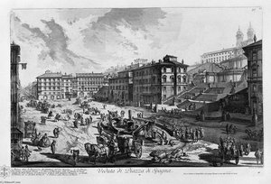 View Of The Piazza Del Popolo — Giovanni Battista Piranesi