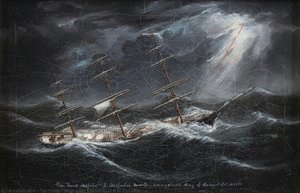 Ship SAM SKOLFIELD II in Cyclone
