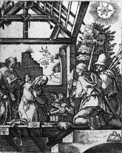 The Adoration Of The Shepherds — Marcantonio Raimondi, Renaissance
