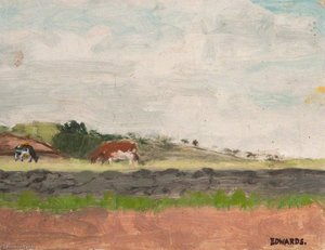 Cows (recto) — Joseph Byres Edwards