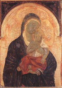Polyptych No. 47 (detail) — Duccio Di Buoninsegna, Sienese Gothic