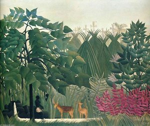 The Waterfall — Henri Julien Félix Rousseau (le Douanier)