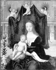 Maria Mit Dem Schlafenden Christuskind — Hans The Elder Holbein
