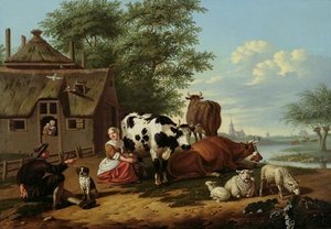Cattle In A Meadow