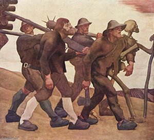 The Dance Of Death Of Anno Nine — Albin Egger Lienz