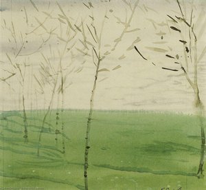 Spring Landscape — Konstantin Andreevic Somov, Symbolism