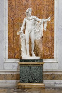 Apoll Von Belvedere (kopie Nach Einer Römischen Marmorkopie Eines Griechischen Bronzebildwerkes, Das Leochares Um 350/325 V. Chr. Zugeschrieben Wird) — Pietro Tenerani, Neoclassicism