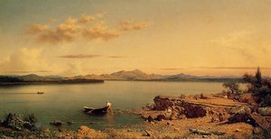 Lake George — Martin Johnson Heade, Luminism