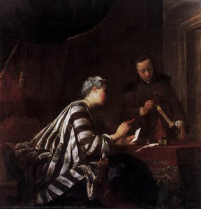Sealing The Letter — Jean-baptiste-siméon Chardin