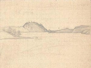Sketch Of Landscape 35 — Nicholas Roerich