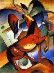 Horse And Donkey — Franz Marc