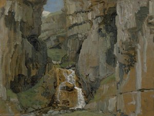 Sketch For `gordale Scar' — James Ward, Romanticism