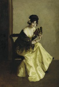 Girl With Fan — Robert Henri
