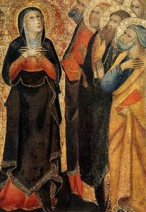 Ascension Of Christ (detail) — Andrea Di Vanni D'andrea, Gothic Renaissance
