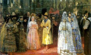 Choosing A Bride For A Grand Duke. — Ilya Yefimovich Repin