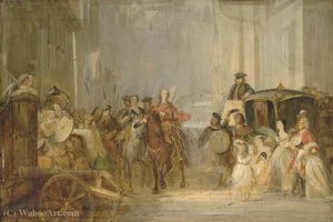 The Entrance Of Prince Charles Edward Stuart — Thomas Duncan