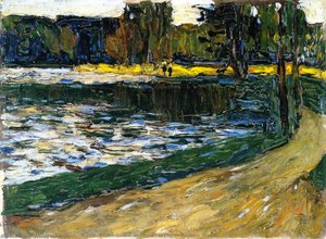 Munich - English Garden (also Known As English Garden In Munich) — Wassily Wassilyevich Kandinsky, Expressionism