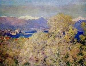 Antibes - View Of The Salis Gardens — Claude Monet, Impressionism