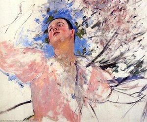 Young Woman Picking The Fruit Of Knowledge (study) — Mary Stevenson Cassatt