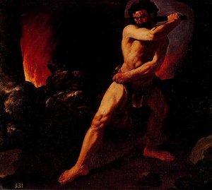 Hércules Y El Cancerbero — Francisco De Zurbarán, Baroque Dramatic Realism