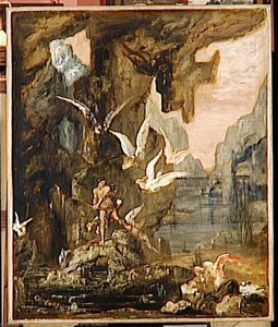 Hercule Au Lac Stymphale — Gustave Moreau