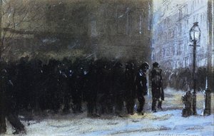 Fleishman's Bread Line — Everett Shinn