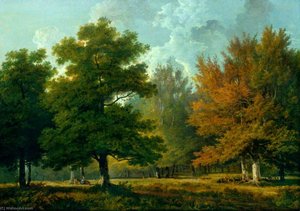 Landscape, Woodland Scene — George Barret The Elder
