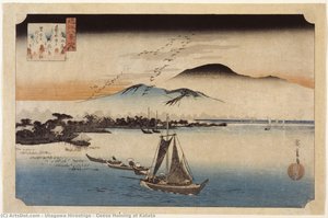 Geese Homing At Katata — Utagawa Hiroshige