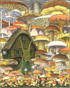 Theophilus Snail — Jacek Yerka, Surrealism