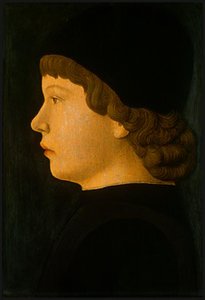 Attr. Profile Portrait Of A Boy, Probably C. — Jacopo Bellini