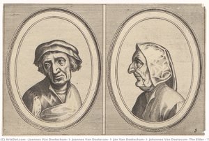 The Heads Of A Farmer And Farmer — Joannes Van Doetechum, I, Joannes Van Doetecom, I, Jan Van Doetechum, I, Johannes Van Doetecum, The Elder