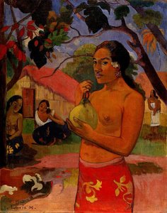 Woman Holding A Fruit, Eremitaget — Eugène Henri Paul Gauguin