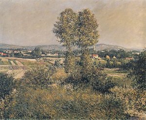 Landscape At Argenteuil — Gustave Caillebotte