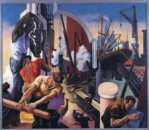 City Building — Thomas Hart Benton