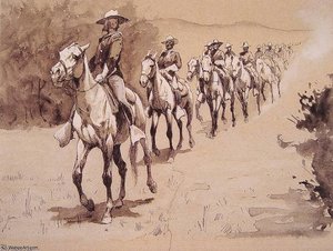 In The Desert — Frederic Remington