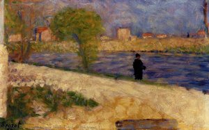 Study On The Island — Georges Seurat