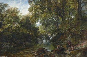 On The Rothay, Westmorland — Arthur Perigal The Younger