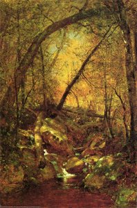 Sunshine On The Brook — Thomas Worthington Whittredge